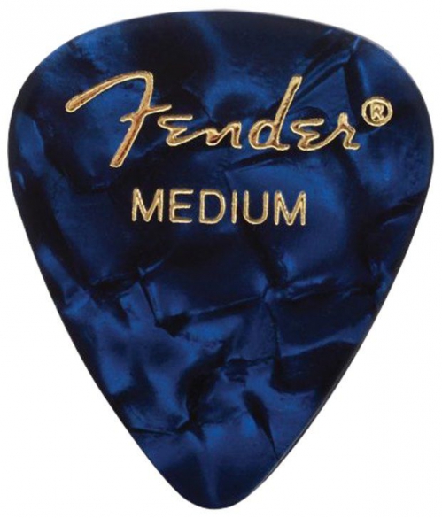 Fender Blue Moto, 351 Shape, Medium (12) guitar pick