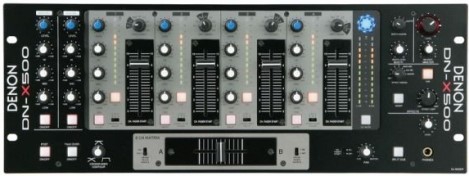 Denon DN-X500 4-ch DJ mixer 19″