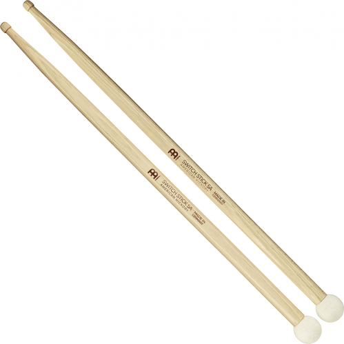 Meinl SB120 Switch Stick 5A Hybrid Wood Tip Drumstick Mallet Combo