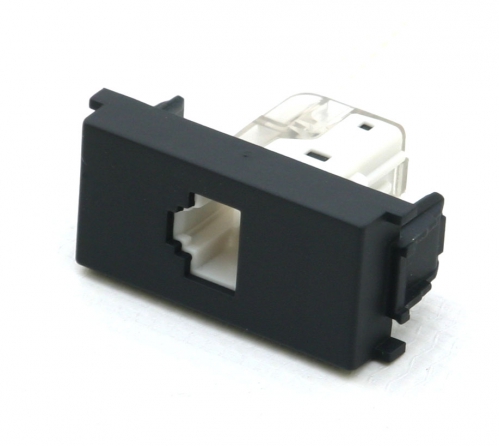 TEM 43 17682 Modul computer socket. kat.5 1M, black