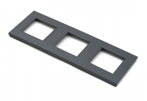TEM 43 24298 decorative frame module 3x2M NB black