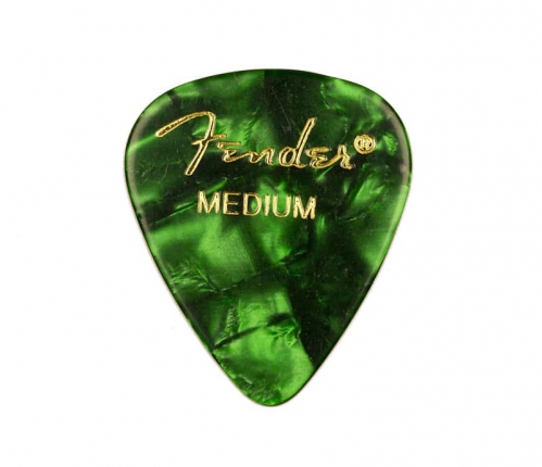 Fender Green Moto, 351 Shape, Medium (144) guitar pick