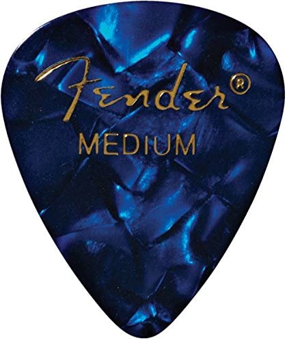 Fender Blue Moto, 351 Shape, Medium (144) guitar pick