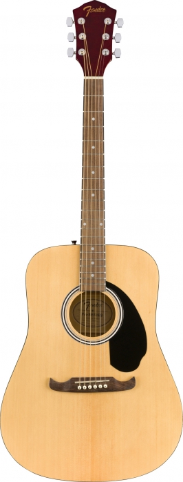 Fender FA-125 Dreadnought Nat WN acoustic guitar with cover