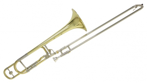 Bach TB-503B B/F trombone, with case