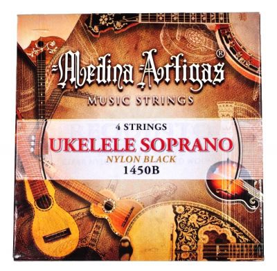 Medina Artigas 1450BK ukulele strings, black