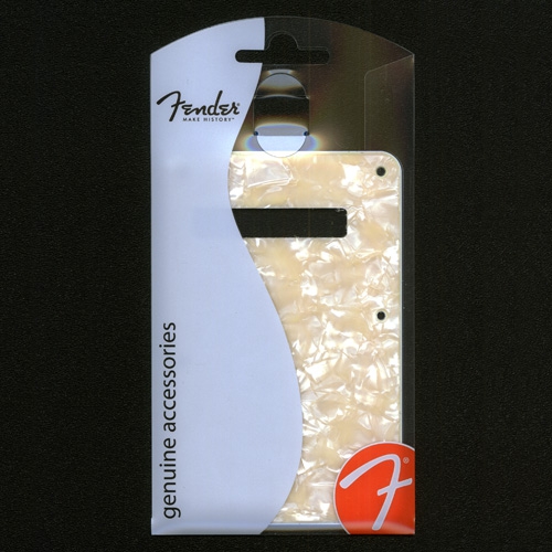 Fender Stratocaster back plate, 4-ply, pearl