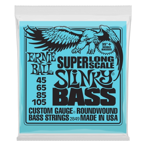 Ernie Ball 2849 NC Super Long Scale Slinky Bass bass guitar strings 45-105