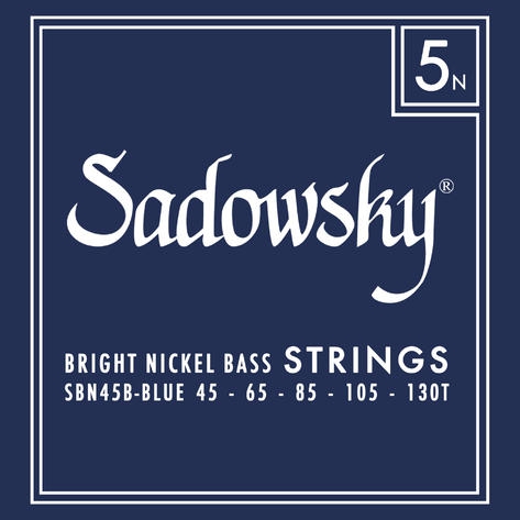 Sadowsky Blue Label Bass Strings Nickel bass guitar strings 45-130