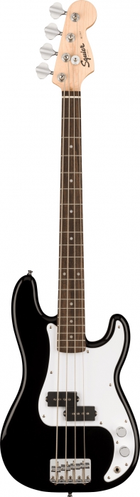 Fender Squier Mini Precision Bass LRL Black bass guitar