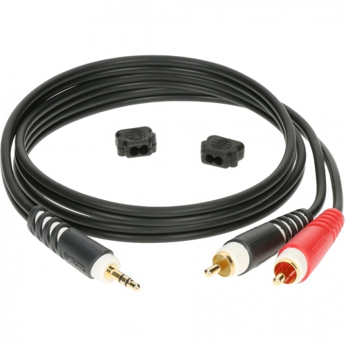 Klotz AY7 0100 mini TRS / 2xRCA cable 1m