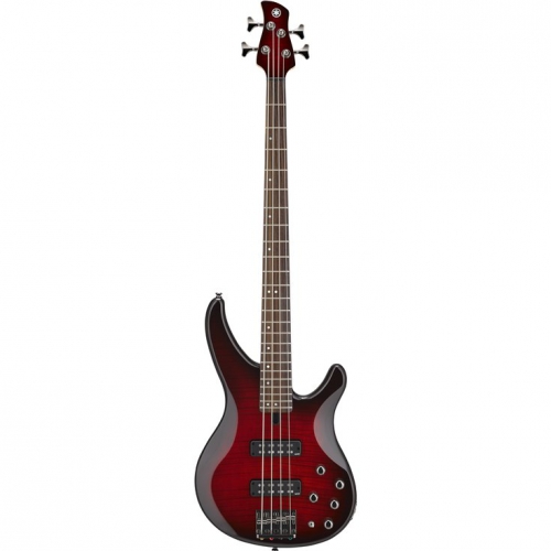 Yamaha TRBX 604 FM DRB bass guitar, Dark Red Burst