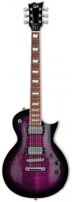 LTD EC 256 FM STPSB electric guitar, See Thru Purple Sunburtst