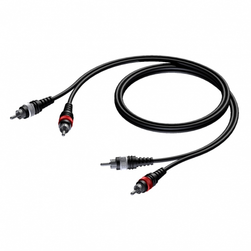Procab CAB800 cable 2xRCA -> 2xRCA 1.0m