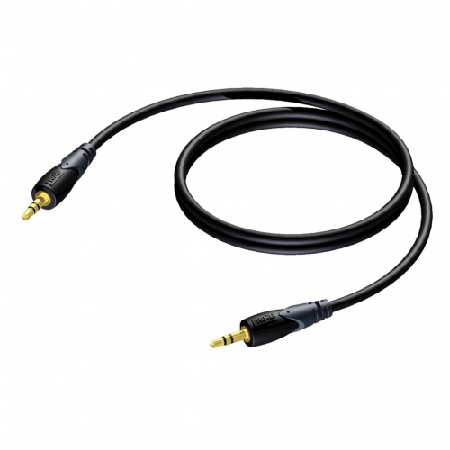 Procab CLA716/5 – Mini Jack Male Stereo to Mini Jack Male Stereo Cable (5 m)