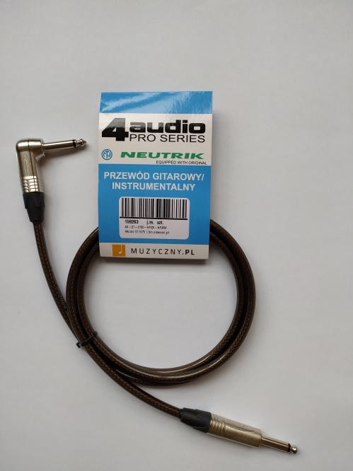 4Audio GT1075 1.5m Jack - Jack angled cable