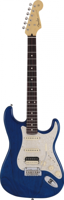 Fender Made in Japan 2019 Limited Collection HSS RW Sapphire Blue Trans stratocaster electric guitar