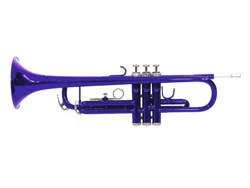 Dimavery TP-10 Bb trumpet, blue