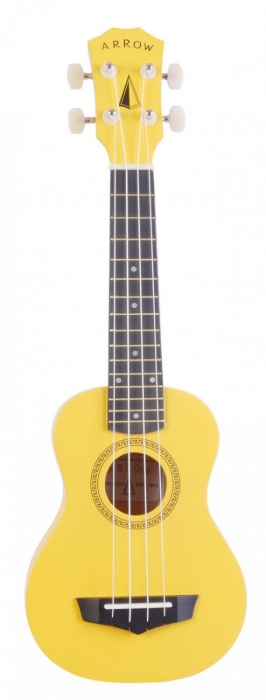 Arrow PB10 YW soprano ukulele with cover