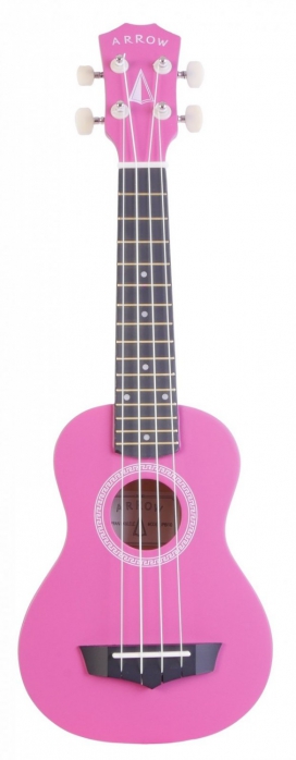 Arrow PB10 PK soprano ukulele with cover