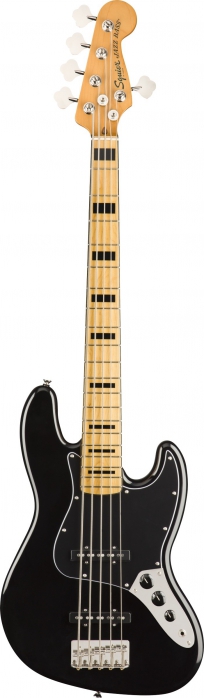 Fender Classic Vibe 70s Jazz Bass V Maple Fingerboard Black bass guitar