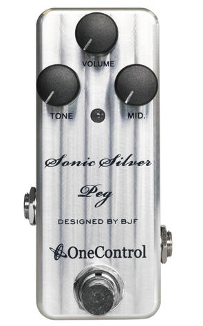 One Control Sonic Silver Peg - Bass Preamp / Amp-In-A-Box bass guitar effect