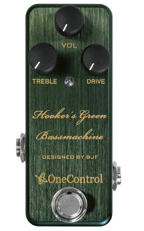 One Control Hooker′s Green Bass Machine - Bass Overdrive / Distortion bass pedal