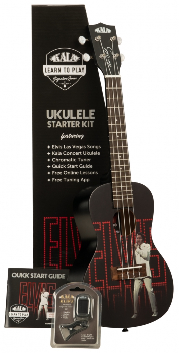 Kala Learn To Play Elvis Viva Las Vegas concert ukulele