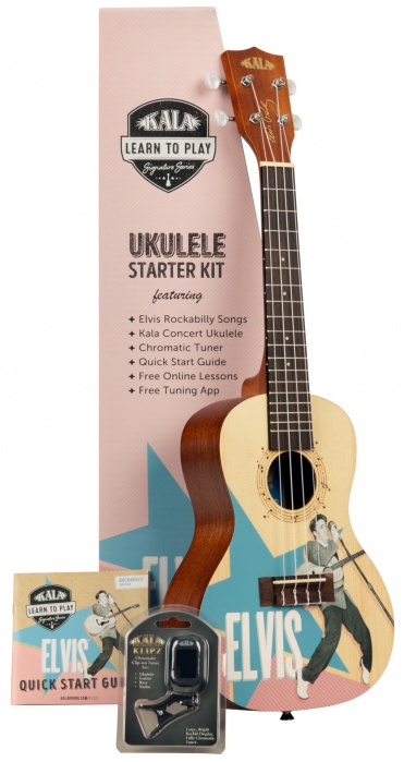 Kala Learn To Play Elvis Rockabilly concert ukulele