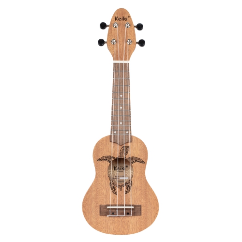 Ortega K1-MM Keiki soprano ukulele, Natural Mahogany, lefthand