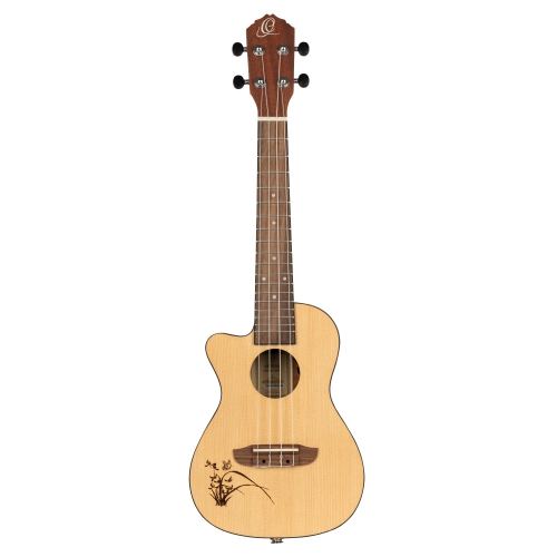 Ortega RU5-CE-L electroacoustic soprano ukulele, lefthand