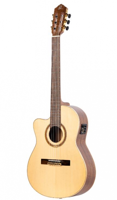 Ortega RCE138-T4-L electroclassical guitar with gigbag, lefthand