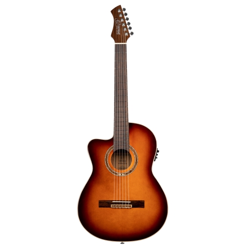 Ortega RCE238SN-FT-L electroclassical guitar with gigbag, lefthand