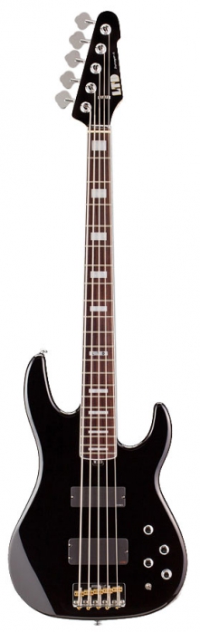 LTD Surveyor 5 Black bass guitar