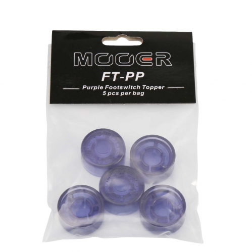 Mooer Candy Purple Footswitch Topper Cap Set for Foot Switches