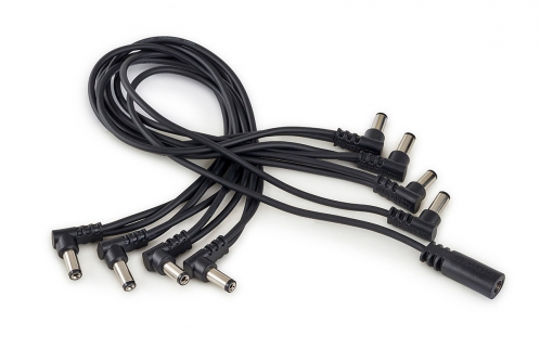 RockBoard DC8 A Flat Daisy Chain Cable, 8 Outputs, angled