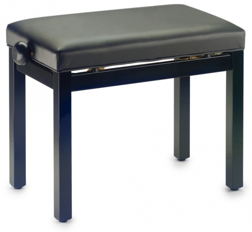 Stagg PB36 Matt black piano bench with black vinyl top