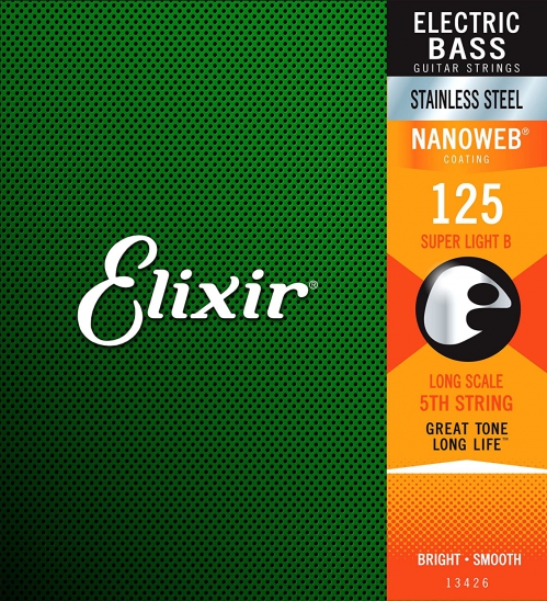 Elixir 13426 SS NW 125 L bass guitar string