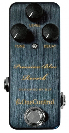 One Control Prussian Blue Reverb guitar pedal