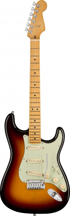 Fender American Ultra Stratocaster Ultraburst electric guitar, maple fingerboard