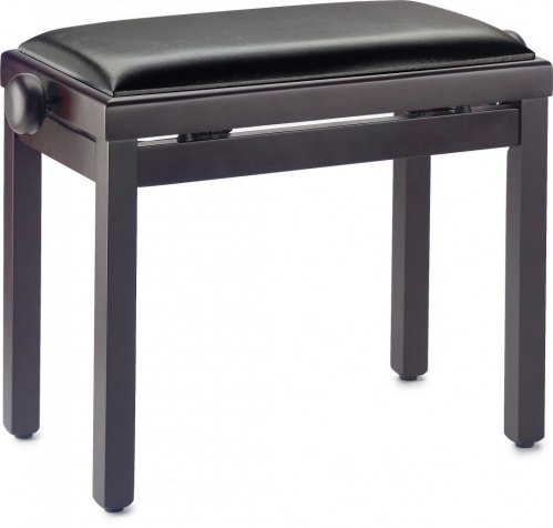 Stagg PB39 Matt rosewood piano bench with black vinyl top (B-STOCK) 