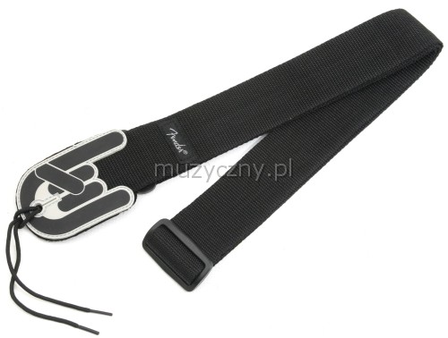 Fender Impact Rock On Black guitar strap