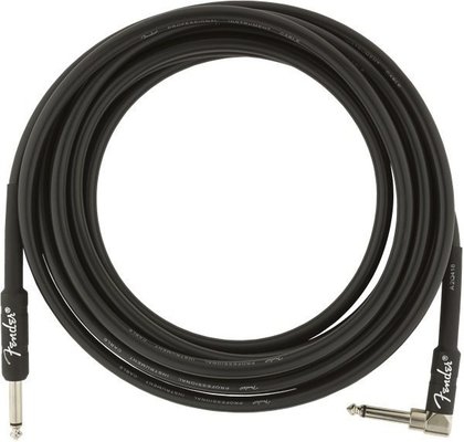 Fender Pro 15′ Angle Black guitar cable