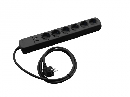 Eurolite Power Distributor 6-fold + 2 USB