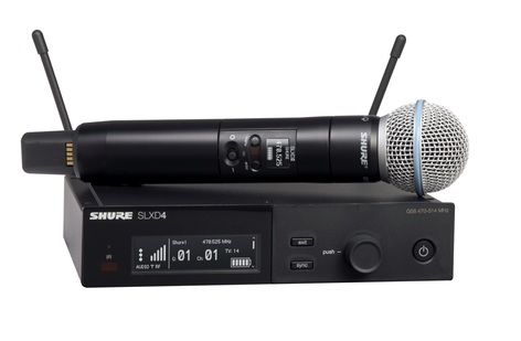 Shure SLXD24E/B58 Wireless System with Beta 58A Handheld Transmitter