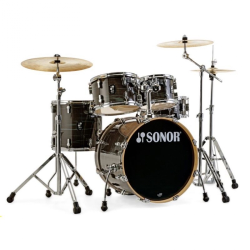 Sonor AQ1 Stage Set Woodgrain Black drum set
