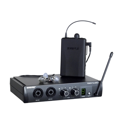 Shure PSM 200 P2TR112 wireless monitor system with SE112