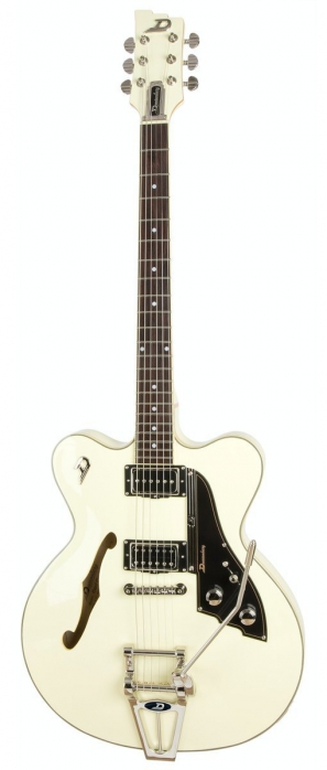 Duesenberg Fullerton CC Hollow Vintage White All Over electric guitar