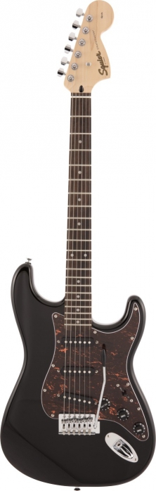 Fender Squier FSR Affinity Stratocaster LRL Black electric guitar