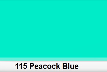 Lee 115 Peacock Blue color filter - 50x60cm